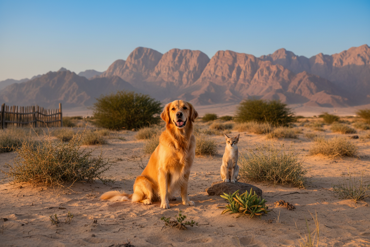 mobile pet grooming rak