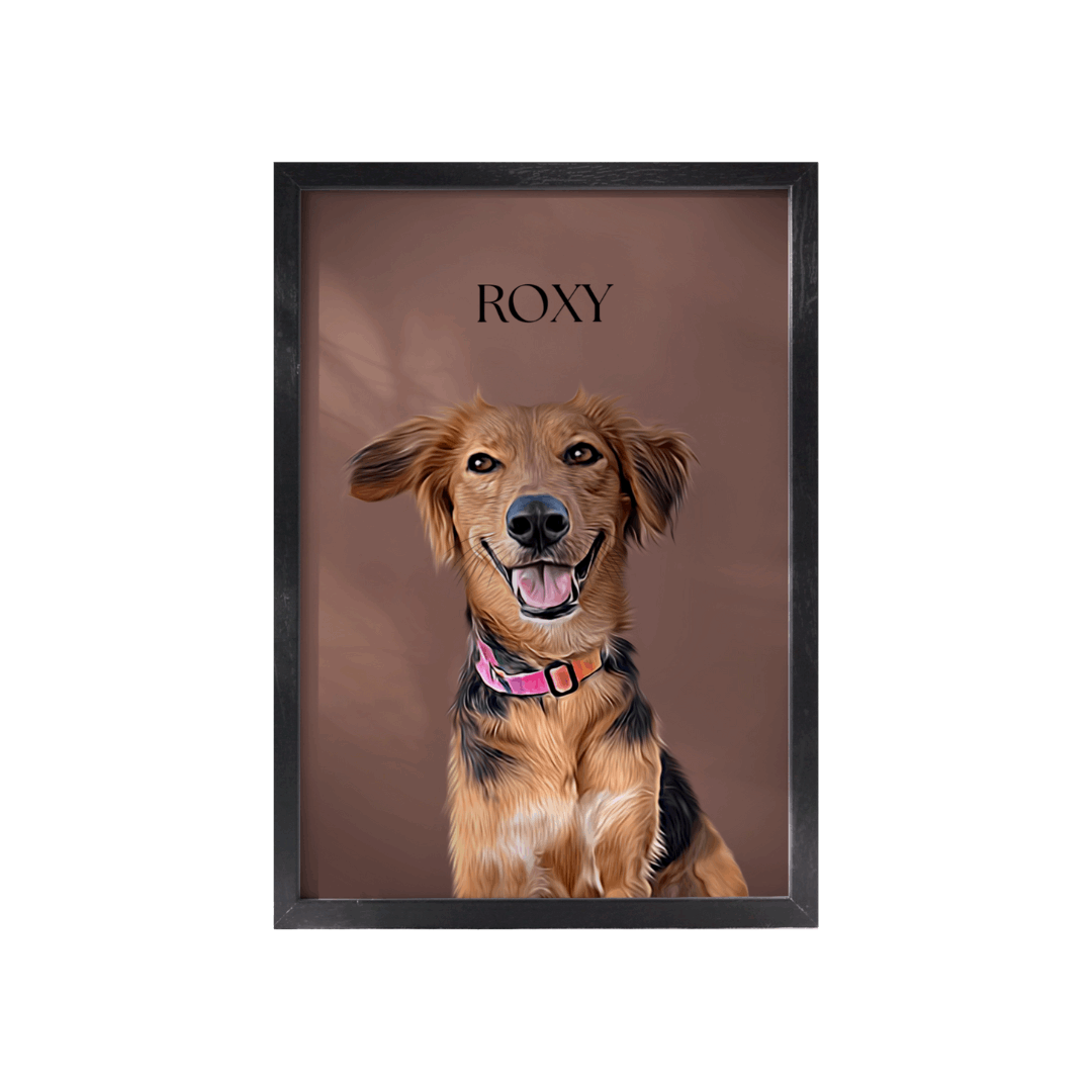 Custom Pet Portrait - Classic Oil
