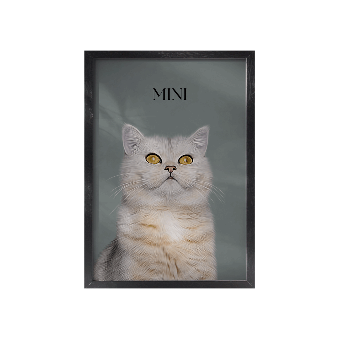 Custom Pet Portrait - Classic Oil