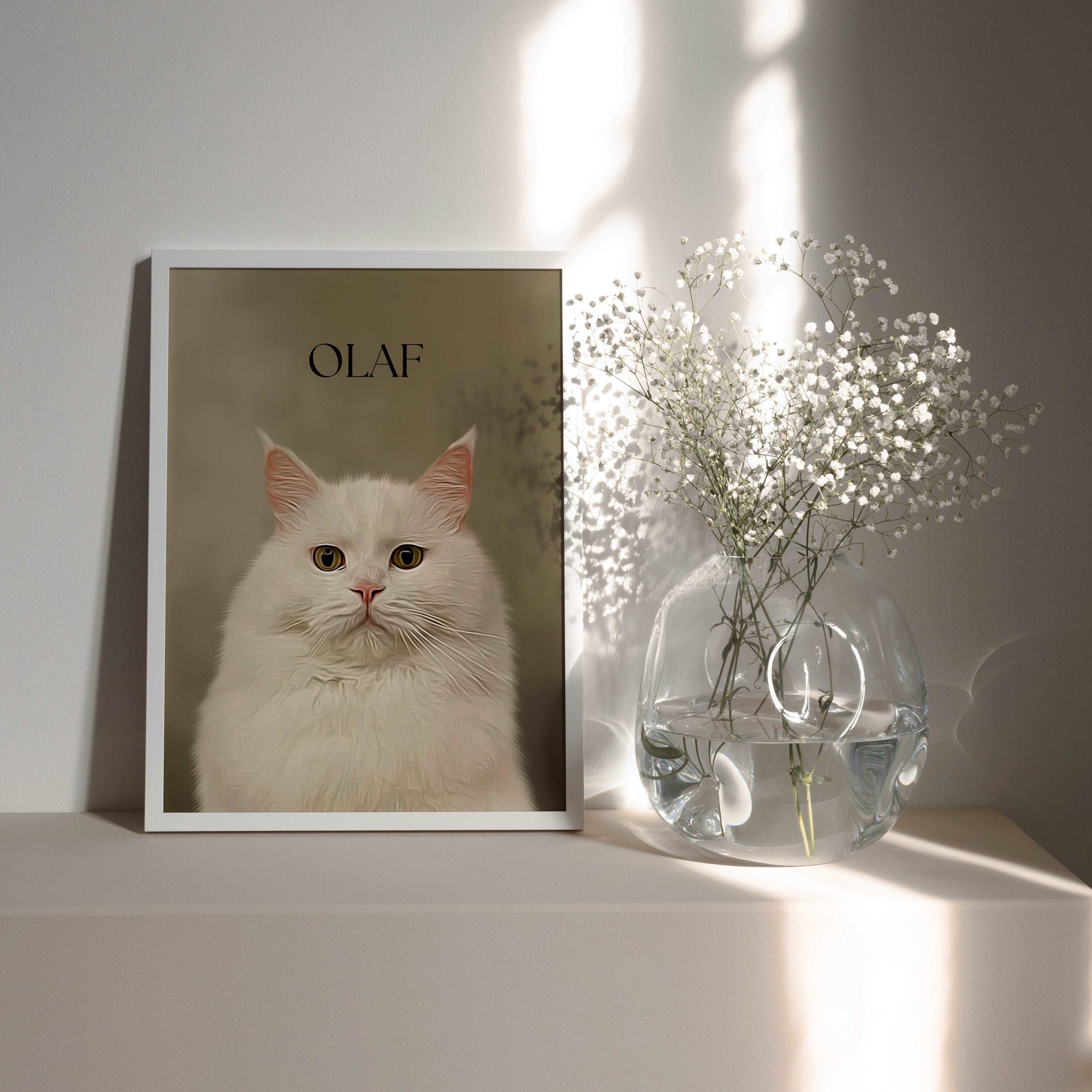 Custom Pet Portrait - Classic Oil