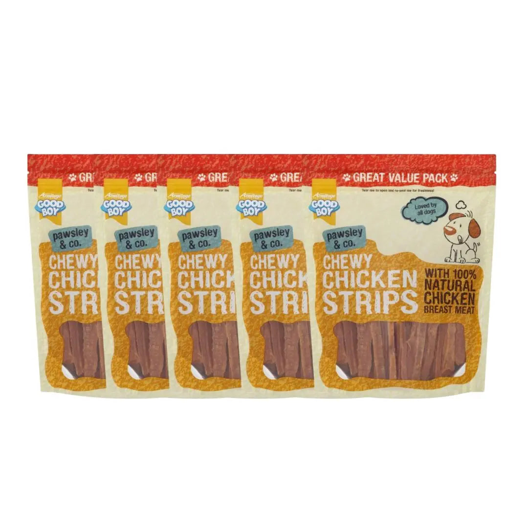 Goodboy Chewy Chicken Strips - 350g per Pack (5 Pack) Dog Treats Doog