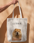 Load image into Gallery viewer, Custom Pet Portrait Tote Bag
