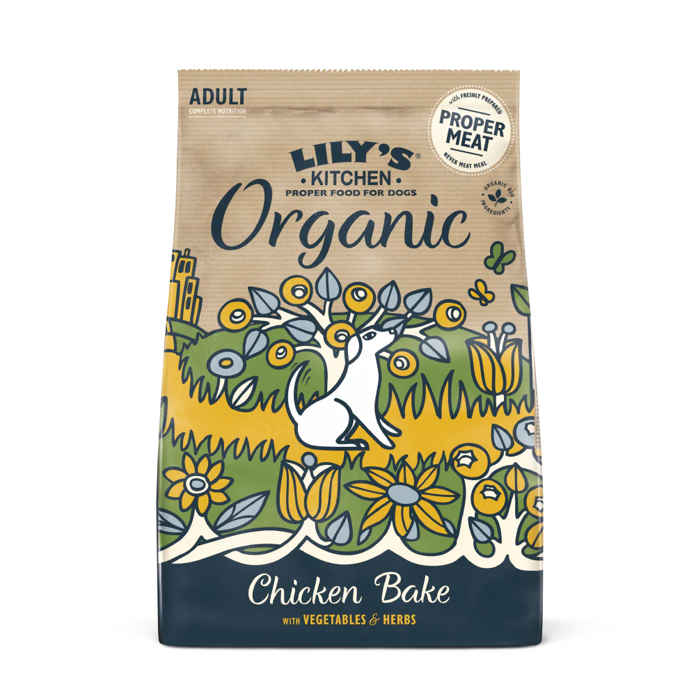 Lily's Kitchen Organic Chicken Bake Adult Dry Dog Food