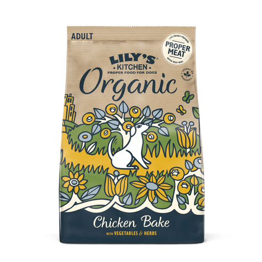 Lily's Kitchen Organic Chicken Bake Adult Dry Dog Food