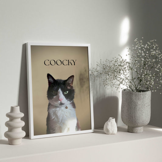 Custom Pet Portrait - Classic Oil