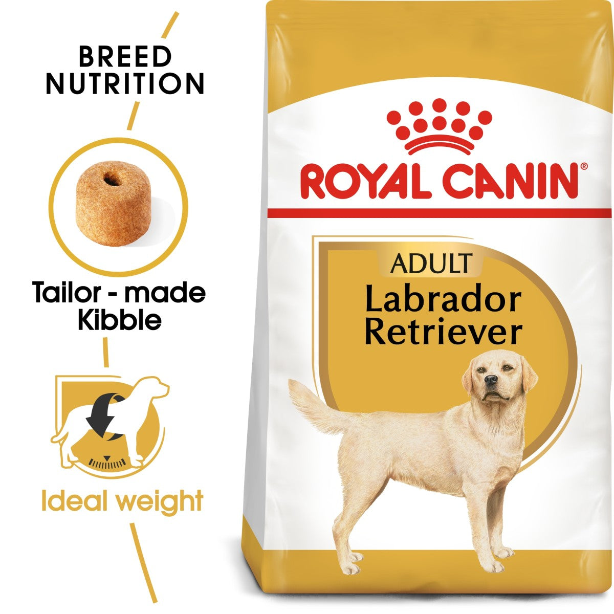 Royal Canin Breed Health Nutrition Labrador Retriever Adult - 12 KG | Premium Dog Food Doog