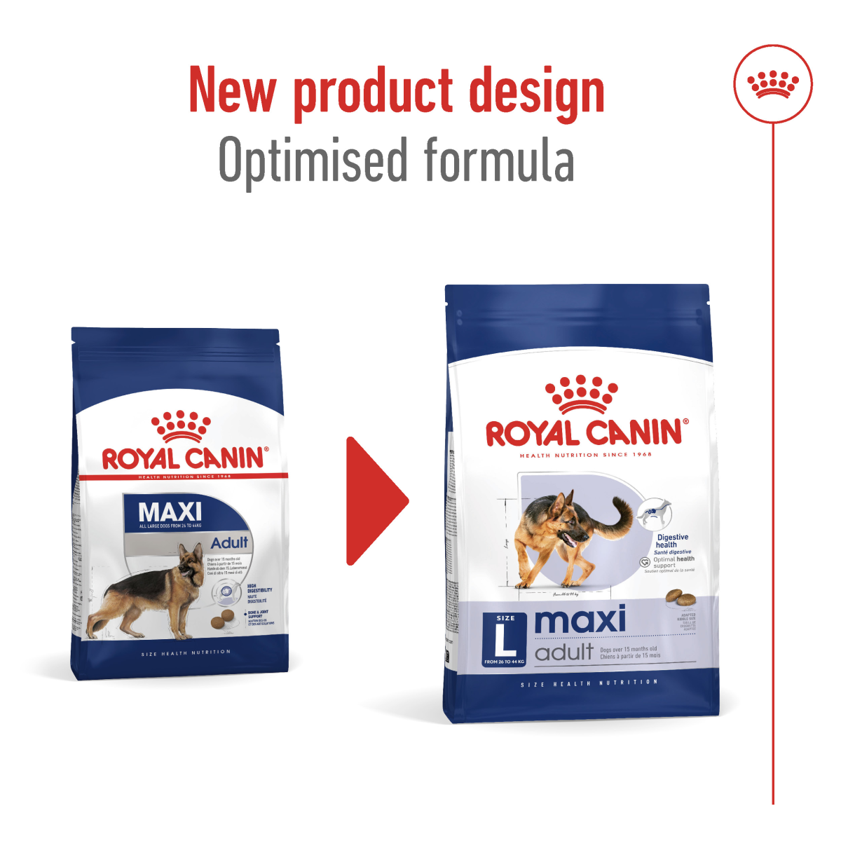 Royal Canin Size Health Nutrition Maxi Adult - 15 KG | Premium Large Breed Dog Food Doog