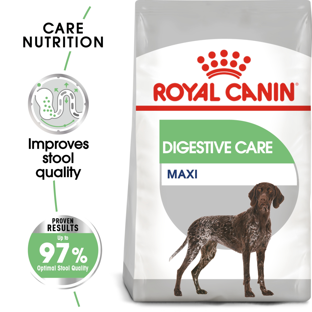 Royal Canin Canine Care Nutrition Maxi Digestive Care - 12 KG | Dog Food for Digestive Sensitivity Doog