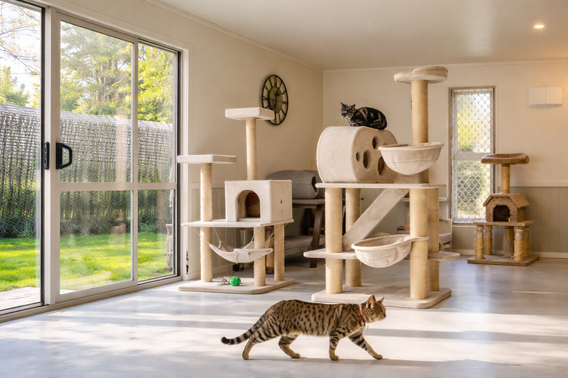 best cat house wooden in dubai