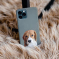 Load image into Gallery viewer, Phone case with a dog's face
